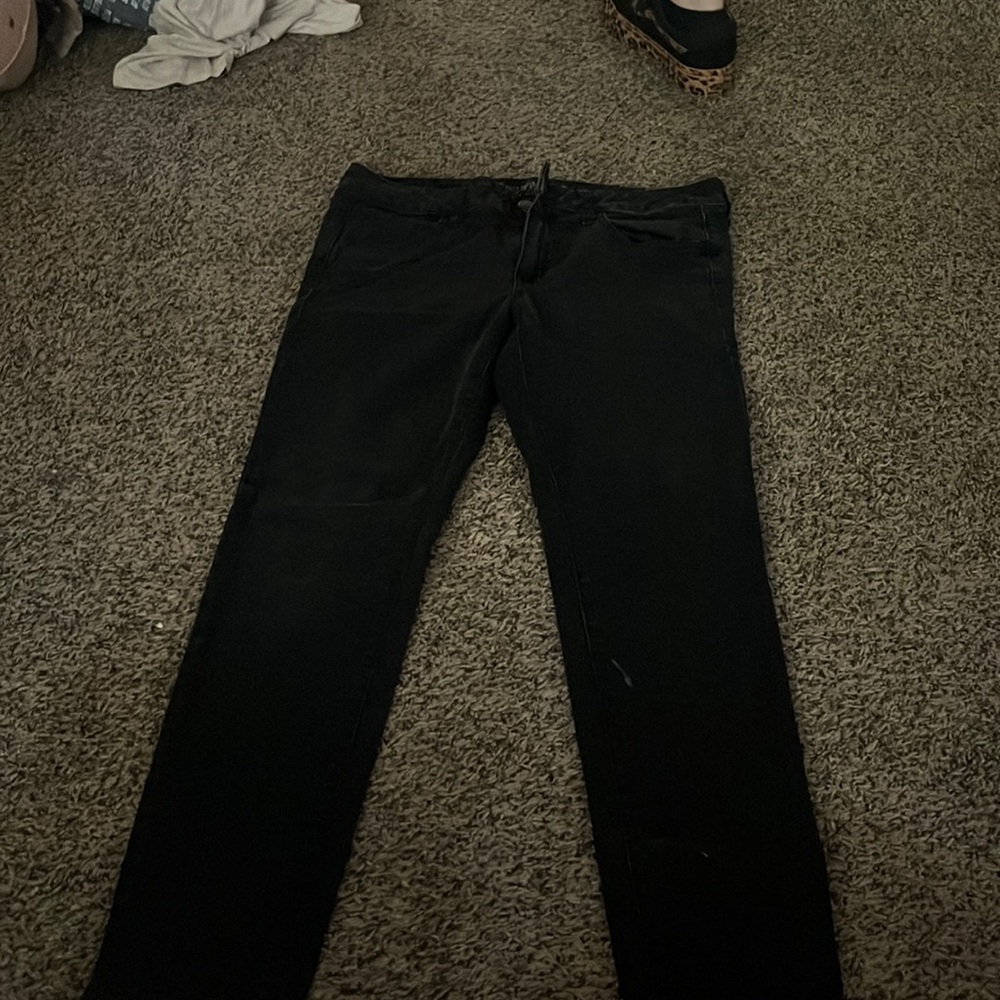 Black stretchy jeans